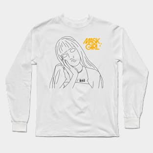 Mask Girl Long Sleeve T-Shirt